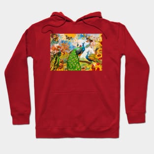 peacock garden Hoodie